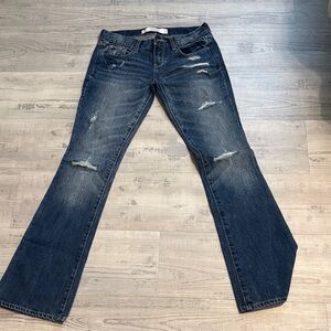 Abercrombie & Fitch Dark Blue Flare Jeans